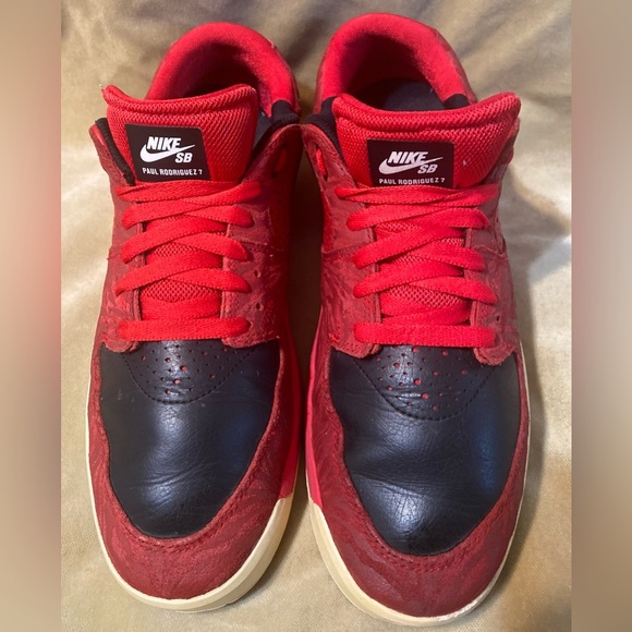 Nike Paul Rodriguez 7 Premium SB University Red - Picture 1 of 10